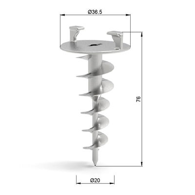Angel Hanger Cable Suspension Kit Connect Absorber Anchor Polyester Fiber Acoustic Panel