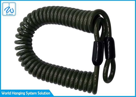 Spring Coil Tools Safety Lanyard Untuk Steeplejack Bekerja di Ketinggian