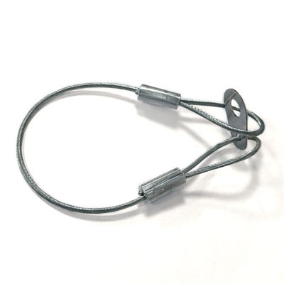 Wire Rope Eye To Eye Sling Stainless 316 Untuk Security Lanyards