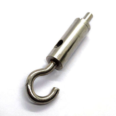Penjepit Kabel Keluar Samping yang Dapat Disesuaikan Dengan Kait Untuk Tali Kawat Stainless Steel Pesawat